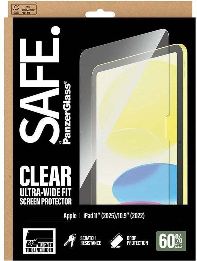PanzerGlass Tempered Glass (iPad 11th (2025) - Apple) SA34342 PanzerGlass Tempered Glass (iPad 11th (2025) - Apple) SA34342 - Image 1