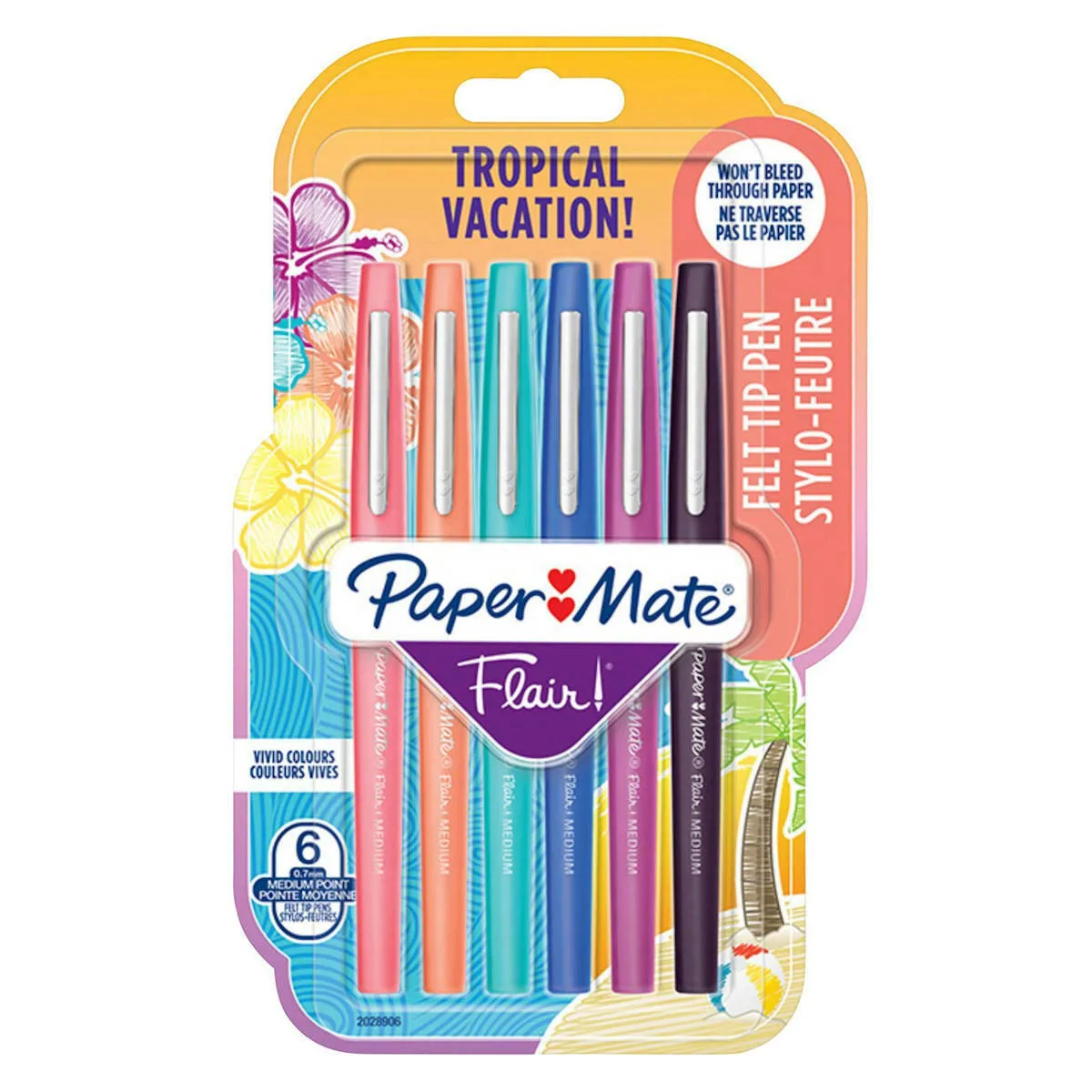 Papermate Flair Στυλό Ballpoint 6τμχ 2028906 Papermate Flair Στυλό Ballpoint 6τμχ 2028906 - Image 1