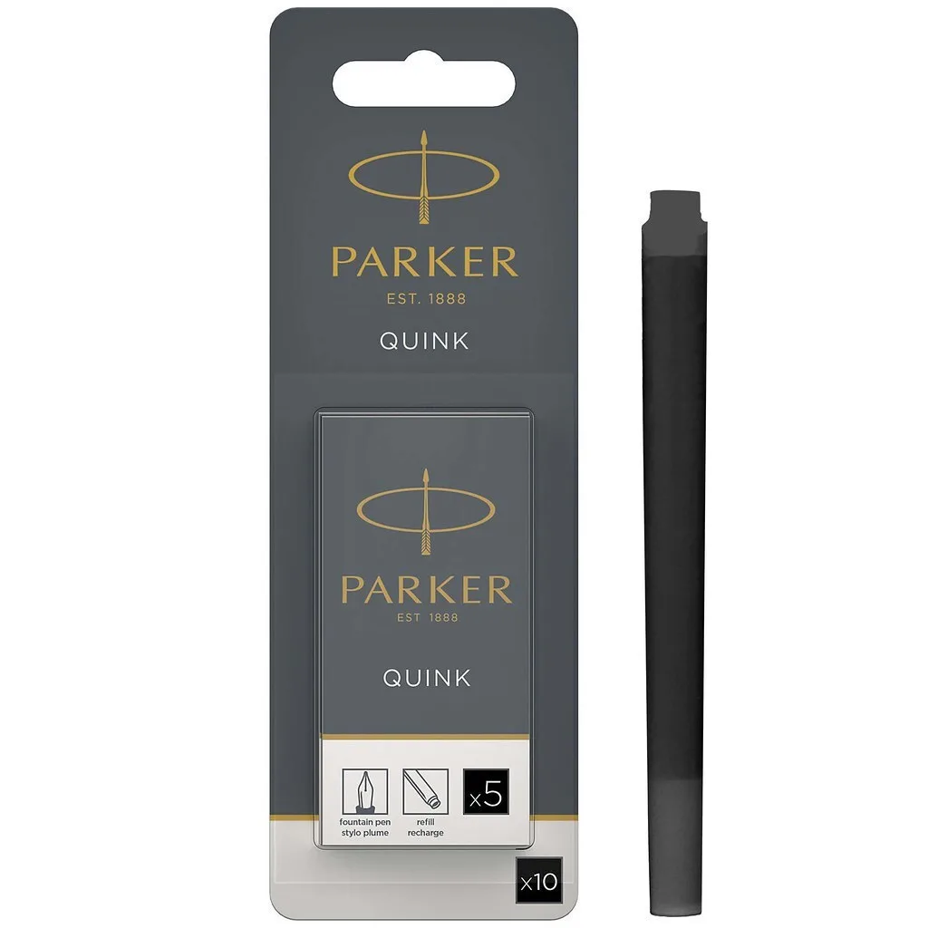 Parker 10 Ανταλλακτικά Μελάνια για Στυλό Μαύρα 1950206 Parker 10 Ανταλλακτικά Μελάνια για Στυλό Μαύρα 1950206 - Image 1