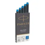 Parker Quink 5 Ανταλλακτικά Μελάνια για Στυλό Fine Μπλε 1950208