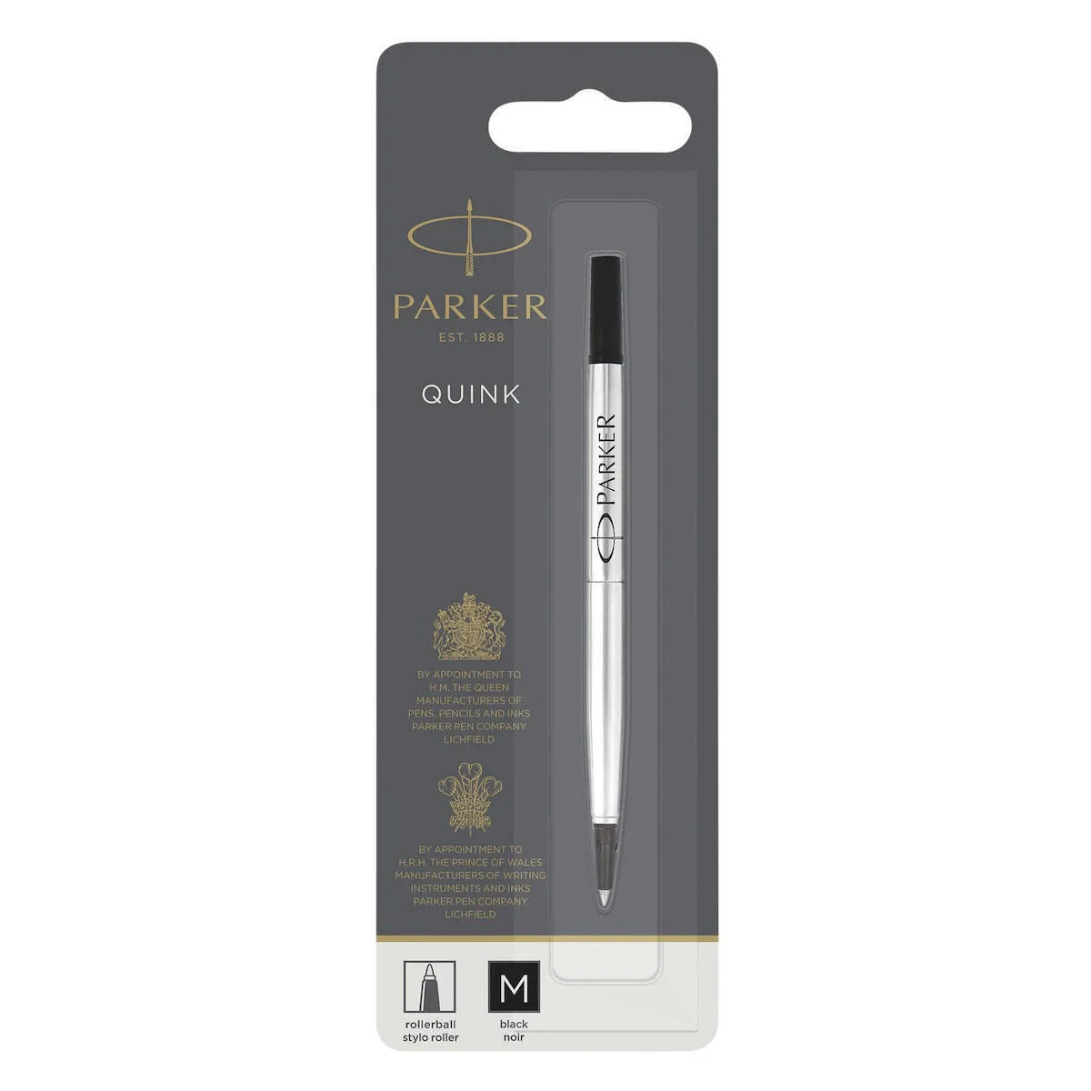 Parker Quink Rollerball Ανταλλακτικό Μελάνι για Στυλό Medium Μαύρο 0113501179503230 Parker Quink Rollerball Ανταλλακτικό Μελάνι για Στυλό Medium Μαύρο 0113501179503230 - Image 1