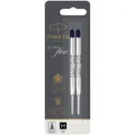 Parker Quinkflow 2 Ανταλλακτικά Μελάνια για Στυλό Medium Μαύρα 1950372