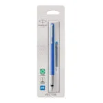 Parker Vectorpen Ανταλλακτική Μύτη Πένας Medium Μπλε από Πλαστικό με Μπλε Μελάνι και με 1 Ανταλλακτικές Μύτες 4382011