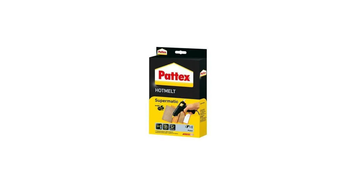 Pattex Πιστόλι Θερμοκόλλησης 45W για Ράβδους Σιλικόνης 11mm Pattex Πιστόλι Θερμοκόλλησης 45W για Ράβδους Σιλικόνης 11mm - Image 1