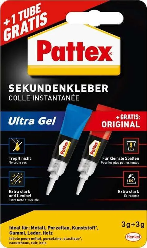 Pattex Υγρή Κόλλα Στιγμής 3gr Pattex Υγρή Κόλλα Στιγμής 3gr - Image 1