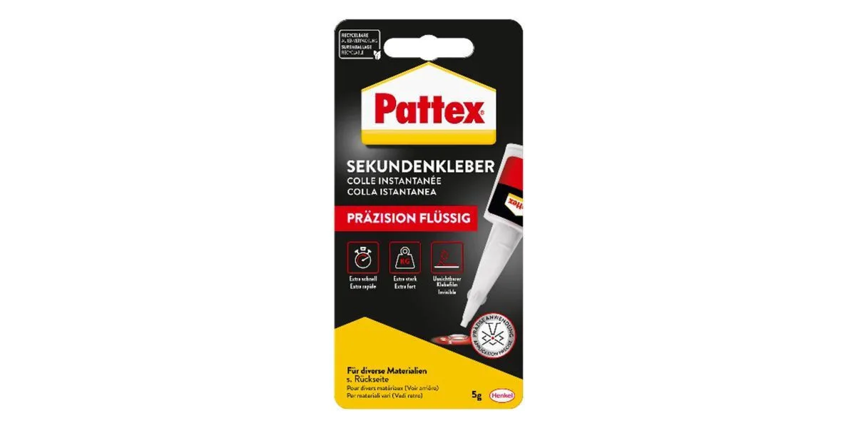 Pattex Sekundenkleber Präzision 5g — Pattex Στιγμιαία Κόλλα Precision 5g Pattex Sekundenkleber Präzision 5g — Pattex Στιγμιαία Κόλλα Precision 5g - Image 1