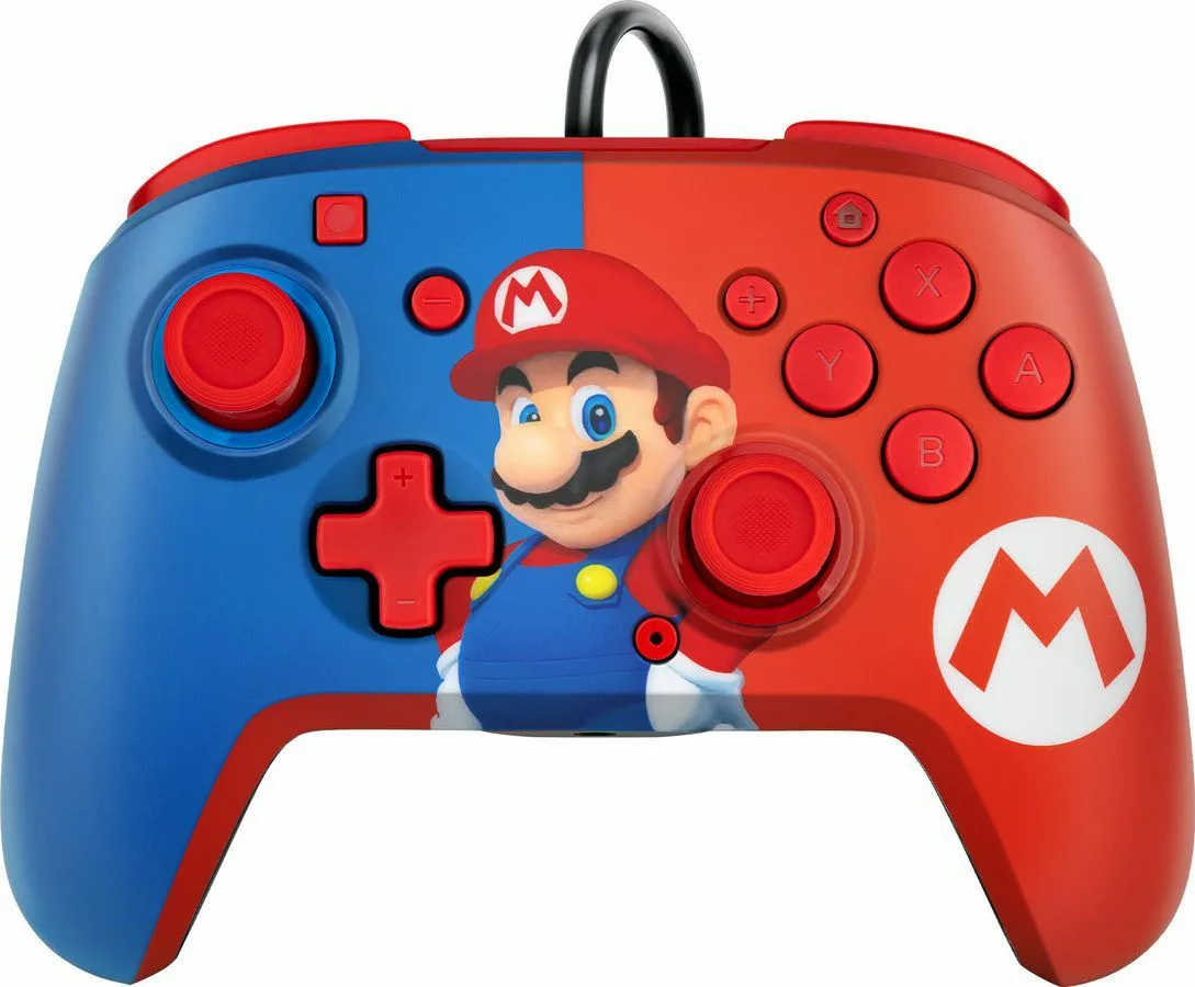 PDP Faceoff Deluxe+ Ενσύρματο Gamepad για Switch Mario PDP Faceoff Deluxe+ Ενσύρματο Gamepad για Switch Mario - Image 1