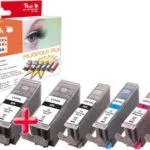 Peach C570XL/C571XL Πακέτο Συμβατών Μελανιών Εκτυπωτή InkJet Canon Πολλαπλό (Color)