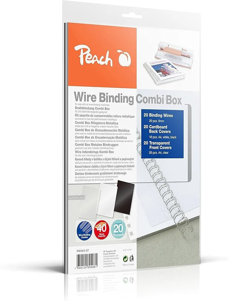 Peach Κάλυμμα Βιβλιοδεσίας 8mm 20τμχ PW079-07 Peach Κάλυμμα Βιβλιοδεσίας 8mm 20τμχ PW079-07 - Image 1