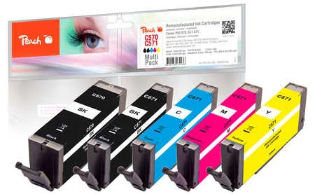 Peach Πακέτο Συμβατών Μελανιών Εκτυπωτή InkJet 0F319477 13ml Μαύρο 4τμχ PI300-625 Peach Πακέτο Συμβατών Μελανιών Εκτυπωτή InkJet 0F319477 13ml Μαύρο 4τμχ PI300-625 - Image 1