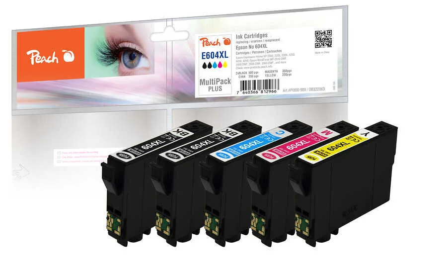 Peach Πακέτο Συμβατών Μελανιών Εκτυπωτή InkJet Epson T10H6, 604XL 1200 Σελίδων 11.8ml Μαύρο 3τμχ PI200-988 Peach Πακέτο Συμβατών Μελανιών Εκτυπωτή InkJet Epson T10H6, 604XL 1200 Σελίδων 11.8ml Μαύρο 3τμχ PI200-988 - Image 1