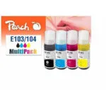 Peach Πακέτο Συμβατών Μελανιών Εκτυπωτή InkJet Epson 503XL Μαύρο 4τμχ PI200-971