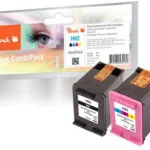 Peach Συμβατό Μελάνι Εκτυπωτή InkJet 0F319637 Μαύρο 2τμχ PI300-669