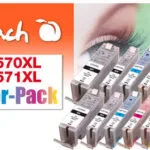 Peach Συμβατό Μελάνι Εκτυπωτή InkJet 0F319980 13ml Μαύρο 10τμχ PI100-311