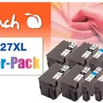 Peach Συμβατό Μελάνι Εκτυπωτή InkJet 0F319986 20ml Μαύρο 10τμχ PI200-468