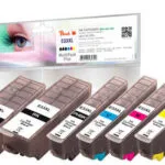 Peach Συμβατό Μελάνι Εκτυπωτή InkJet Epson 0F319672 24ml Μαύρο 6τμχ PI200-422
