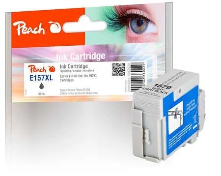 Peach Συμβατό Μελάνι Εκτυπωτή InkJet Epson T1578 Μαύρο 1τμχ PI200-615 Peach Συμβατό Μελάνι Εκτυπωτή InkJet Epson T1578 Μαύρο 1τμχ PI200-615 - Image 1