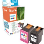 Peach Συμβατό Μελάνι Εκτυπωτή InkJet HP 510 Σελίδων 18ml Μαύρο 2τμχ PI300-671