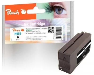 Peach Συμβατό Μελάνι Εκτυπωτή InkJet HP 953 Μαύρο 1τμχ PI300-920 Peach Συμβατό Μελάνι Εκτυπωτή InkJet HP 953 Μαύρο 1τμχ PI300-920 - Image 1