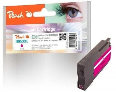 Peach Συμβατό Μελάνι Εκτυπωτή InkJet HP 953XL Ματζέντα 1τμχ PI300-930 Peach Συμβατό Μελάνι Εκτυπωτή InkJet HP 953XL Ματζέντα 1τμχ PI300-930 - Image 1