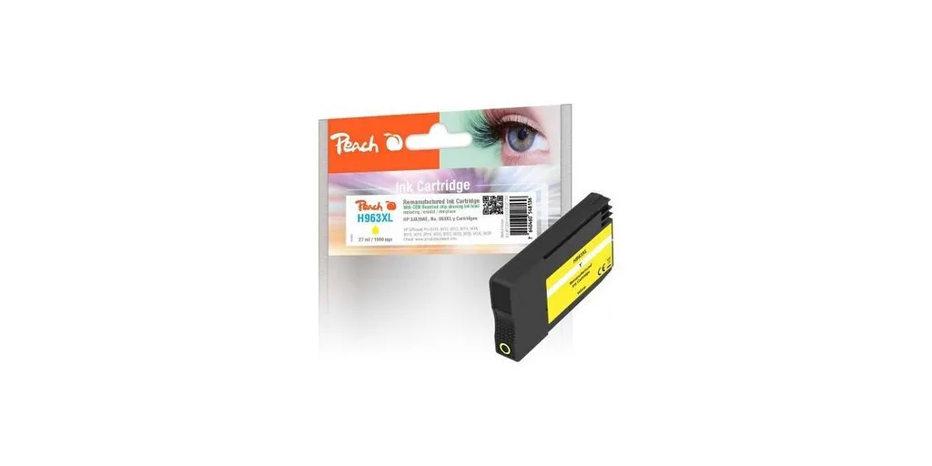 Peach Συμβατό Μελάνι Εκτυπωτή InkJet HP 963XL Κίτρινο 1τμχ PI300-1030 Peach Συμβατό Μελάνι Εκτυπωτή InkJet HP 963XL Κίτρινο 1τμχ PI300-1030 - Image 1
