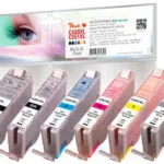 Peach Συμβατό Μελάνι Εκτυπωτή InkJet PI100-312 23ml Μαύρο 1τμχ PI100-312