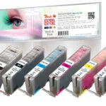 Peach Συμβατό Μελάνι Εκτυπωτή InkJet PI100-313 23ml Μαύρο 1τμχ PI100-313