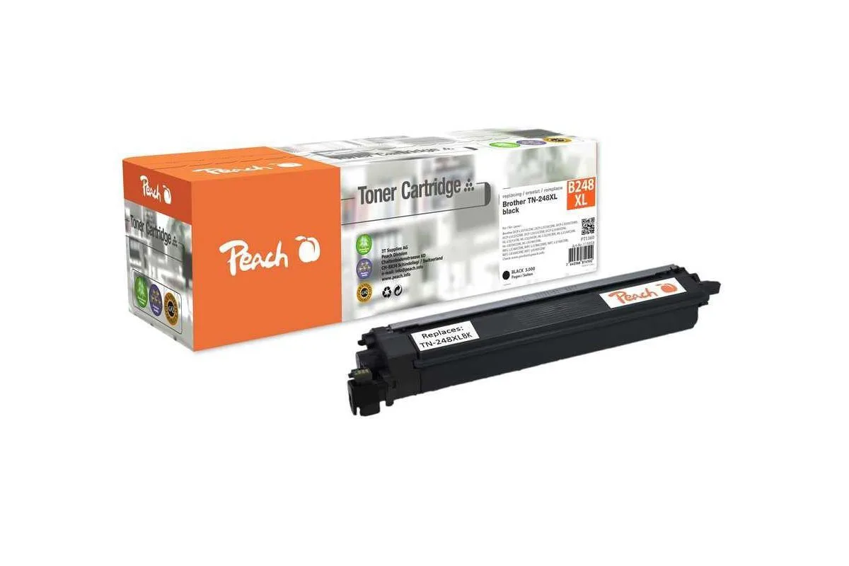 Peach Συμβατό Toner για Laser Εκτυπωτή Brother 3000 Σελίδων Μαύρο με Chip PT1360 Peach Συμβατό Toner για Laser Εκτυπωτή Brother 3000 Σελίδων Μαύρο με Chip PT1360 - Image 1