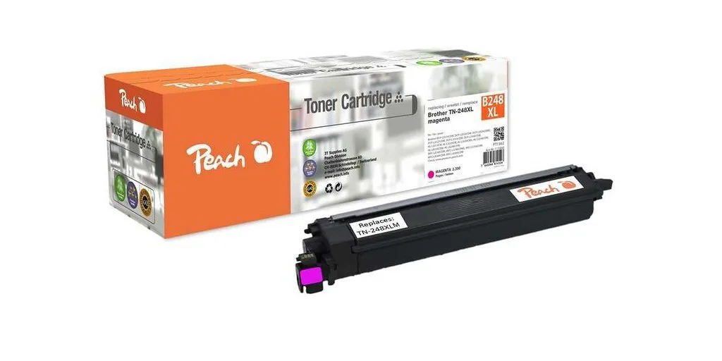 Peach Συμβατό Toner για Laser Εκτυπωτή Brother Brother Tn-248xl (dcp-l3520) 2300 Σελίδων Ματζέντα PT1362 Peach Συμβατό Toner για Laser Εκτυπωτή Brother Brother Tn-248xl (dcp-l3520) 2300 Σελίδων Ματζέντα PT1362 - Image 1