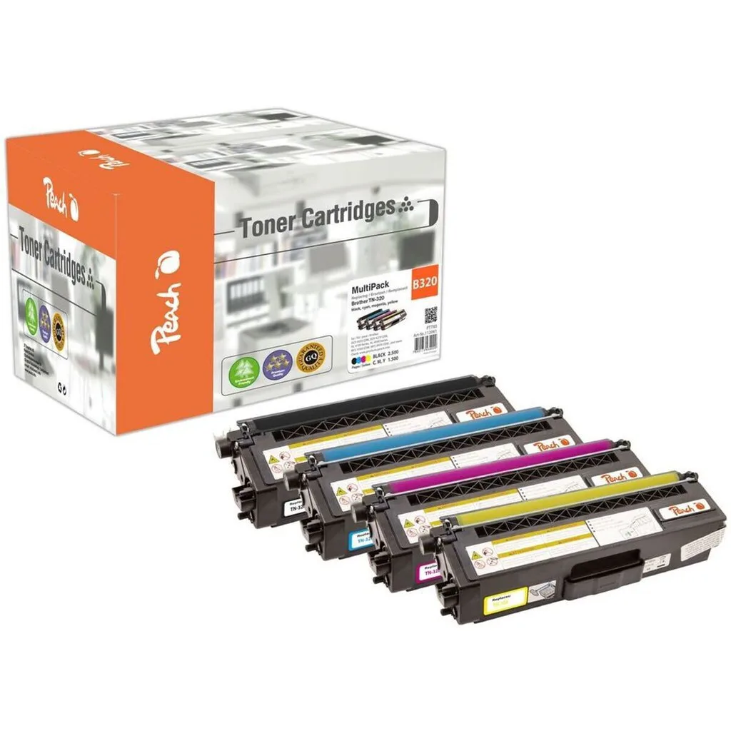 Peach Συμβατό Toner για Laser Εκτυπωτή Brother TN-320 2500 Σελίδων Πολύχρωμο (PT783) Peach Συμβατό Toner για Laser Εκτυπωτή Brother TN-320 2500 Σελίδων Πολύχρωμο (PT783) - Image 1