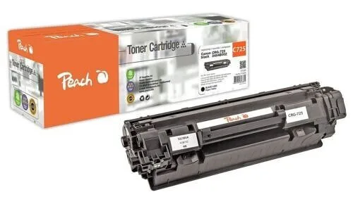 Peach Συμβατό Toner για Laser Εκτυπωτή Canon 3484B002, CRG-725 1600 Σελίδων Μαύρο (PT283) Peach Συμβατό Toner για Laser Εκτυπωτή Canon 3484B002, CRG-725 1600 Σελίδων Μαύρο (PT283) - Image 1