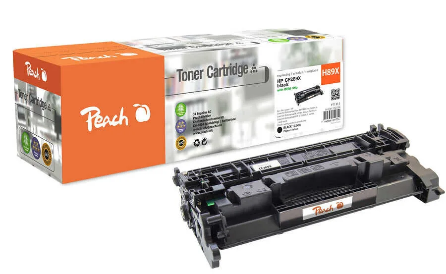 Peach Συμβατό Toner για Laser Εκτυπωτή HP CF289X Μαύρο (PT1315) Peach Συμβατό Toner για Laser Εκτυπωτή HP CF289X Μαύρο (PT1315) - Image 1