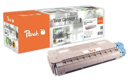 Peach Συμβατό Toner για Laser Εκτυπωτή OKI 44318607 11500 Σελίδων Κυανό (PT237) Peach Συμβατό Toner για Laser Εκτυπωτή OKI 44318607 11500 Σελίδων Κυανό (PT237) - Image 1