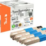 Peach Συμβατό Toner για Laser Εκτυπωτή OKI C 332 9000 Σελίδων Πολύχρωμο