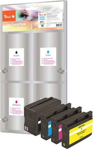 Peach H932XL/H933XL Πακέτο Συμβατών Μελανιών Εκτυπωτή InkJet HP 8.5ml Πολλαπλό (Color) 4τμχ PI300-533 319112 Peach H932XL/H933XL Πακέτο Συμβατών Μελανιών Εκτυπωτή InkJet HP 8.5ml Πολλαπλό (Color) 4τμχ PI300-533 319112 - Image 1