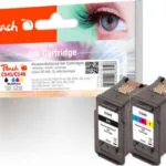 Peach PI100-223 Πακέτο Συμβατών Μελανιών Εκτυπωτή InkJet Canon 16ml Πολλαπλό (Color) 1τμχ