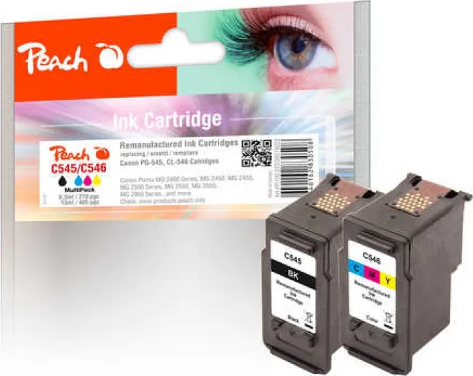 Peach PI100-223 Πακέτο Συμβατών Μελανιών Εκτυπωτή InkJet Canon 16ml Πολλαπλό (Color) 1τμχ Peach PI100-223 Πακέτο Συμβατών Μελανιών Εκτυπωτή InkJet Canon 16ml Πολλαπλό (Color) 1τμχ - Image 1