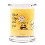 Peanuts Snoopy and Woodstock Αρωματικό Κερί Life Is Better With You σε Βάζο Λευκό 250gr A1829