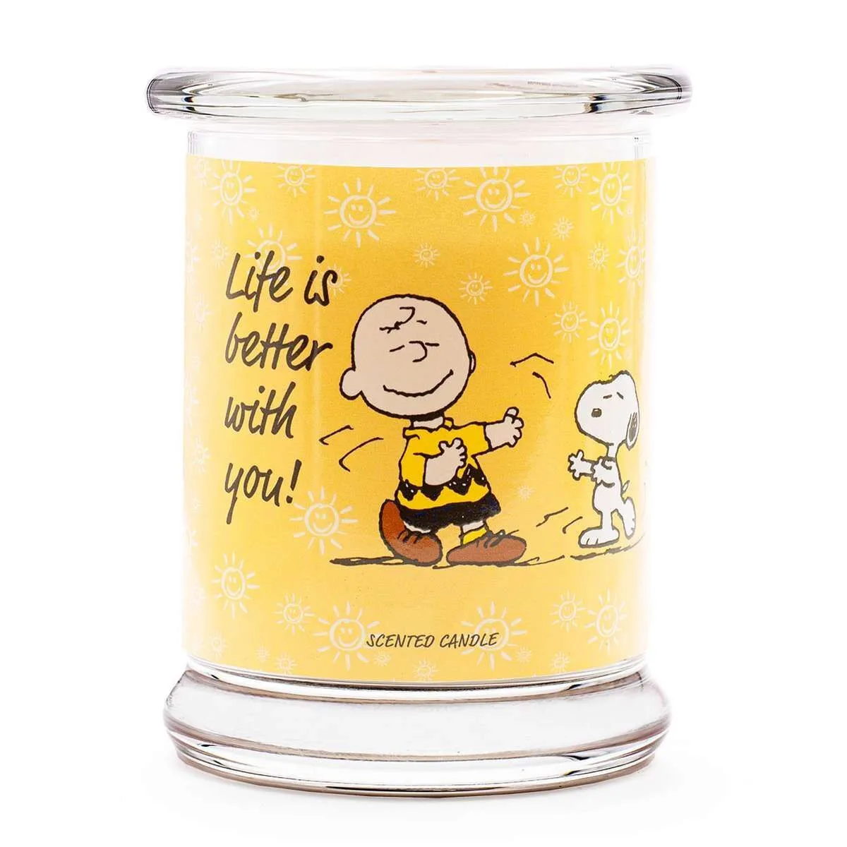 Peanuts Snoopy and Woodstock Αρωματικό Κερί Life Is Better With You σε Βάζο Λευκό 250gr A1829 Peanuts Snoopy and Woodstock Αρωματικό Κερί Life Is Better With You σε Βάζο Λευκό 250gr A1829 - Image 1