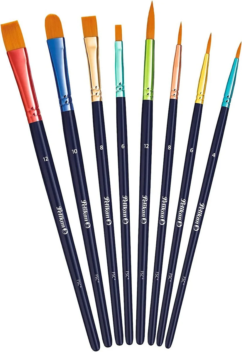 Pelikan 613 F Blister Σετ Πινέλα Ζωγραφικής 8τμχ Pelikan 613 F Blister Σετ Πινέλα Ζωγραφικής 8τμχ - Image 1