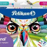Pelikan Μαρκαδόροι Ζωγραφικής Σετ 16 χρώματα