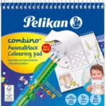 Pelikan Μπλοκ Ζωγραφικής Combino με Ζωάκια 15 Φύλλα 811231