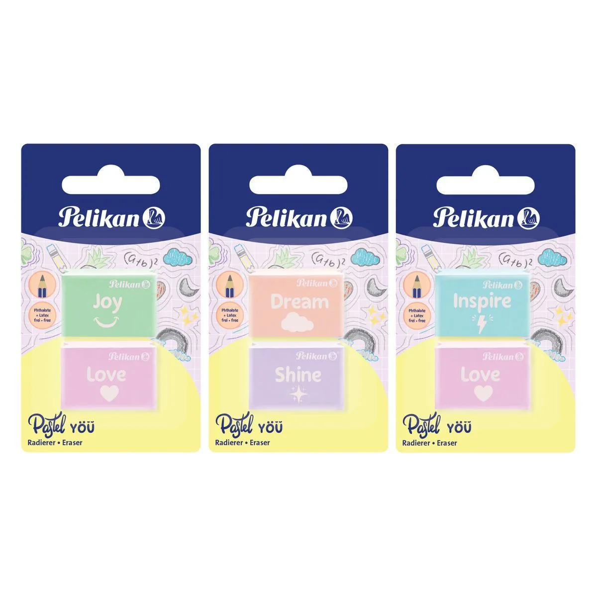 Pelikan Σετ Γόμες για Μολύβι Pastel 2τμχ Pelikan Σετ Γόμες για Μολύβι Pastel 2τμχ - Image 1