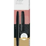 Pelikan Jazz Σετ Πένα Γραφής Medium Μαύρη από Ατσάλι με Μαύρο Μελάνι