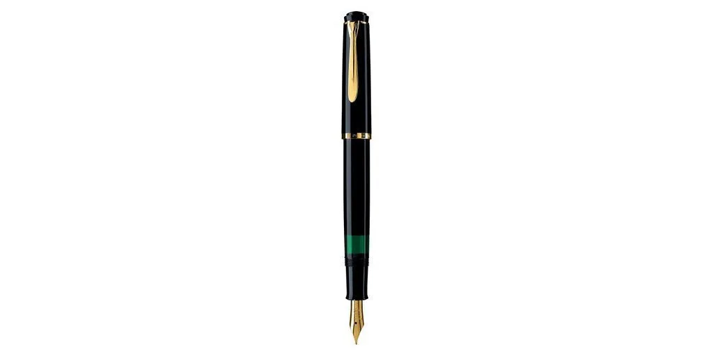 Pelikan M200 Πένα Γραφής Medium Μαύρη από Ατσάλι με Μαύρο Μελάνι Pelikan M200 Πένα Γραφής Medium Μαύρη από Ατσάλι με Μαύρο Μελάνι - Image 1