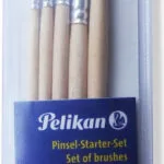 Pelikan Pinsel Starter Set Νο 2-4-6 Στρογγυλά & Νο 6-10 Πλακέ 5τμχ