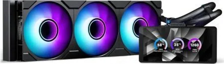 Phanteks Glacier One 360M25 LCD Υδρόψυξη AIO CPU με 3 Ανεμιστήρες 120mm και ARGB Φωτισμό Phanteks Glacier One 360M25 LCD Υδρόψυξη AIO CPU με 3 Ανεμιστήρες 120mm και ARGB Φωτισμό - Image 1