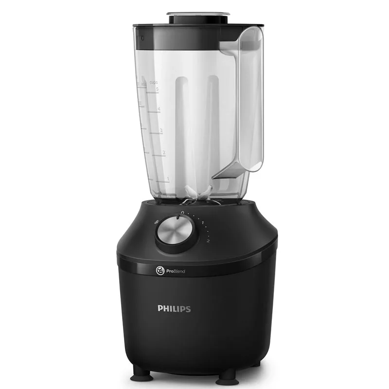 Philips 3000 Series Μπλέντερ με Πλαστική Κανάτα 1.25 lt 600W Μαύρο Philips 3000 Series Μπλέντερ με Πλαστική Κανάτα 1.25 lt 600W Μαύρο - Image 1