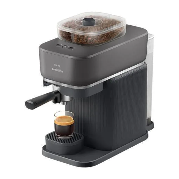 Philips Baristina Αυτόματη Μηχανή Espresso 1550W Πίεσης 16bar με Μύλο Άλεσης Μαύρη BAR320/60 Philips Baristina Αυτόματη Μηχανή Espresso 1550W Πίεσης 16bar με Μύλο Άλεσης Μαύρη BAR320/60 - Image 1