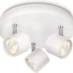Philips Myliving Star Τριπλό LED Θερμό Λευκό Σποτ σε Λευκό Χρώμα 56243/31/16